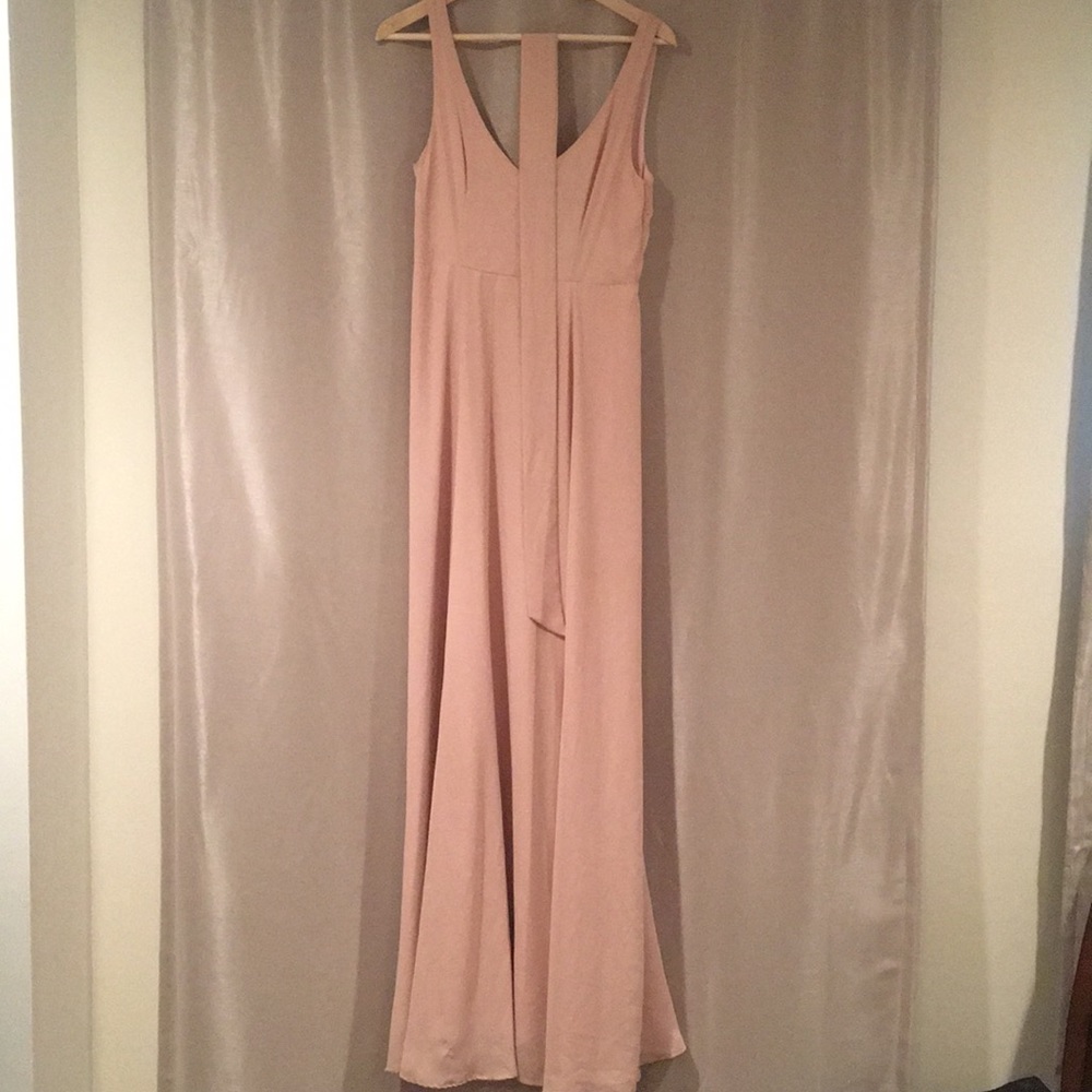 Show Me Your MuMu Jen Maxi Dress (Dusty Blush)